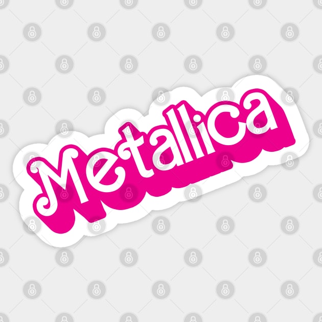 Metallica x Barbie Sticker by 414graphics